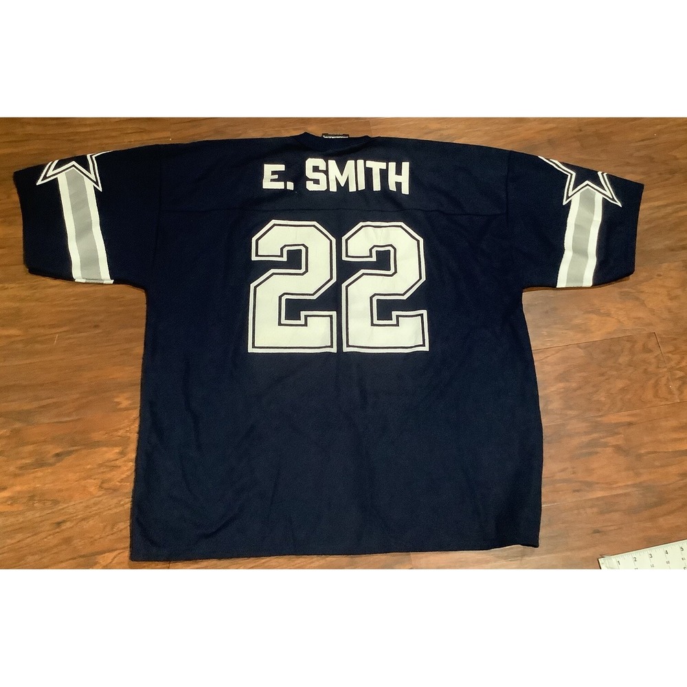 Vtg 90's Logo Athletic Dallas Cowboys Emmitt Smith # 22 Men xL Football Jersey